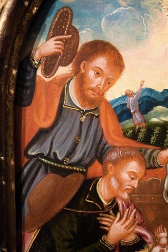   "Adoration of the shepherds"   Tabernacle frame  
